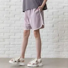 グローバルワークキッズ　DRY/パイピングショーツ　130cm