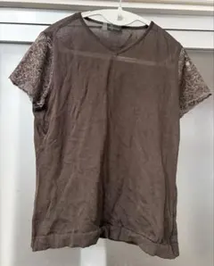 BOUTIQUE JOCONDE Vネック ニット 袖レースのサムネイル