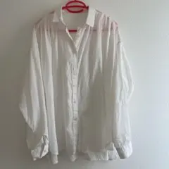 アメリカンホリック　カルゼソフトシャツ　オフ白　L