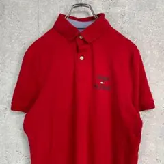 TOMMY HILFIGER ワンポイント　ポロシャツ　半袖シャツ　古着 S