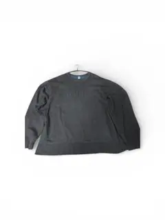 GAP ダークグレー クルーネック トレーナー 裏起毛