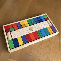 ニチガン12 COLORS BLOCKS 60ピース 木製ブロックのサムネイル