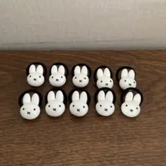 ウサギデザイン ヘアゴム 10個セット