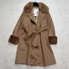 Max Mara ファーコート #44 ミンク フォックス キャメル ファーのサムネイル