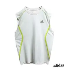 adidasアディダスタンクトップノースリーブプリントロゴスポーツのサムネイル