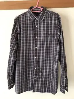 バナナ リパブリック　長袖チェックシャツ