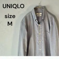 UNIQLO ユニクロ スーパーノンアイロン スリムシャツ メンズ Mサイズ