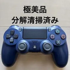 極美品 SONY PS4 純正 コントローラー DUALSHOCK 4 ネイビー