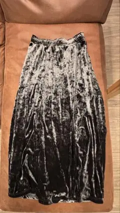 【値下げ‼️】niko and… ニコアンド ベロアロングフレアスカート