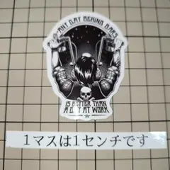 ANY DAY BEHIND BARS ステッカー　S519