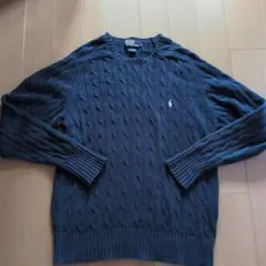 90s POLO Ralph Lauren ラルフローレン ケーブル コットン