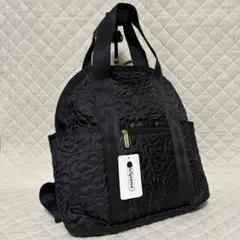レスポートサック パフィブロッサムズ バックパック リュック 黒