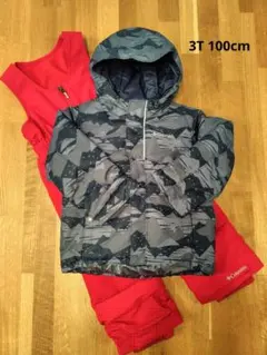 Columbia スノーウェア スキーウェア 3T 100cm