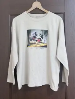 Samansa Mos2 ロングTシャツDisneyミッキー