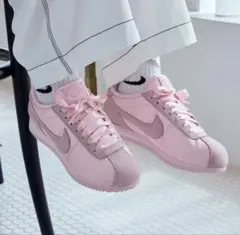 新品 ナイキ ウィメンズ コルテッツ テキスタイル ソフトピンク 23.5