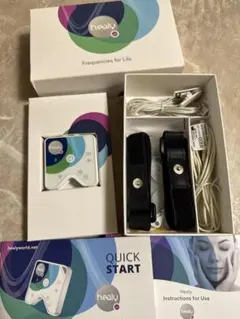 ヒーリー healy 波動調整器 ゴールド＋チャクラプログラム付き 付属品