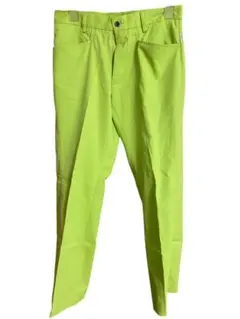 adidas 蛍光グリーン ゴルフパンツ　テーラーメイド