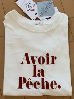ロゴ Tシャツ ロゴT 白 130のサムネイル