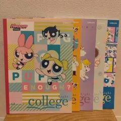 新品パワーパフガールズノート5冊パック 6.5mm 34行30枚 Ｂ5サイズ