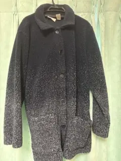 Liz Claiborne ネイビー ボアジャケット