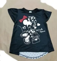 ミニーマウス Tシャツ 110cm 黒