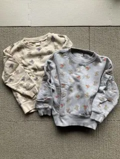 petit main クマ柄 トレーナー 110サイズ 2点セット