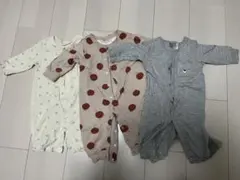 コットンロンパース3点セット（~95cm）