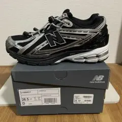 New Balance 1906 スニーカー ブラック/シルバー 26.5cm