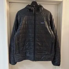 パタゴニア　ナノパフフーディ　ブラック　プリマロフト