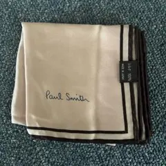 ポールスミス　ハンカチチーフ　シルク100% 美品　ポケットチーフ