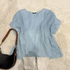 美品✨《ジャーナルスタンダード》25SS リネンレギュラーカラーシャツ 