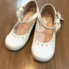 エニィファム　フォーマルシューズ ホワイト 19cm