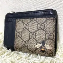 GUCCI グッチ フラグメントケース GGスプリーム 蜂 Bee カードケース