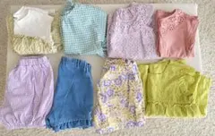 夏の子供服セット（100cm~）女の子用8点
