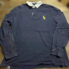 Polo by Ralph Lauren 長袖ポロラガーシャツネイビーXLサイズ
