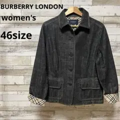 women's BURBERRY LONDON 大きめ46 デニムジャケット