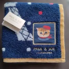 PAUL & JOE 猫デザイン タオルハンカチ