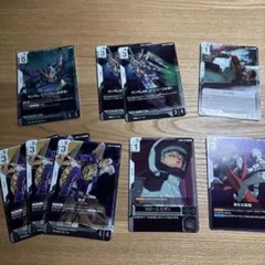 ガンダムカードゲーム ブースター 白デッキパーツ 16種 各4枚セット