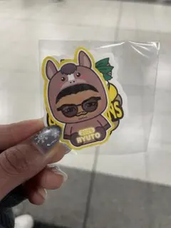 数原龍友ステッカー