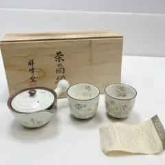 杉田祥平 色絵仁清四君子宝図 茶箱揃 茶道具 茶箱 共箱 - メルカリ