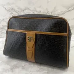 ヴィンテージ BALENCIAGA バレンシアガ 総ロゴ クラッチバッグ