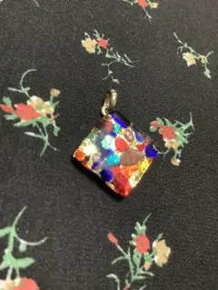 ベネチアングラス　ネックレストップ　イタリア土産　ムラーノ