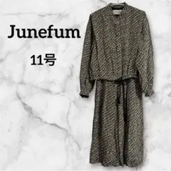 Junefum ONWARD ヴィンテージ ワンピ ペイズリー 総柄 L 11号のサムネイル