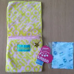 kitson ジッパーポシェチーフ ハンカチ 保冷剤付きのサムネイル