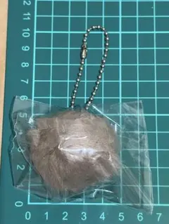 ファーチャーム キーホルダー ブラウン