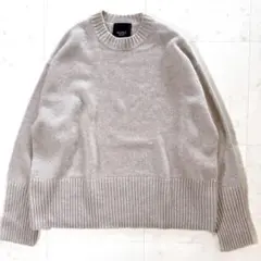 美品　ノークバイザライン カシミヤブレンド　ニット　ベージュ　 サイズ２