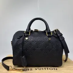 超美品Louis Vuitton アンプラント スピーディ25 2way濃紺✖️赤