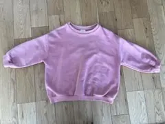 ZARA キッズ トレーナー スウェット ピンク