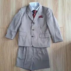 美品　PINOCCHIO　フォーマルスーツセット 　120　グレー　入学式