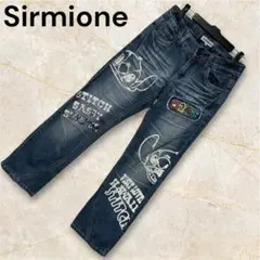 【Sirmione】スティッチ 刺繍デニムパンツ キッズ(150)